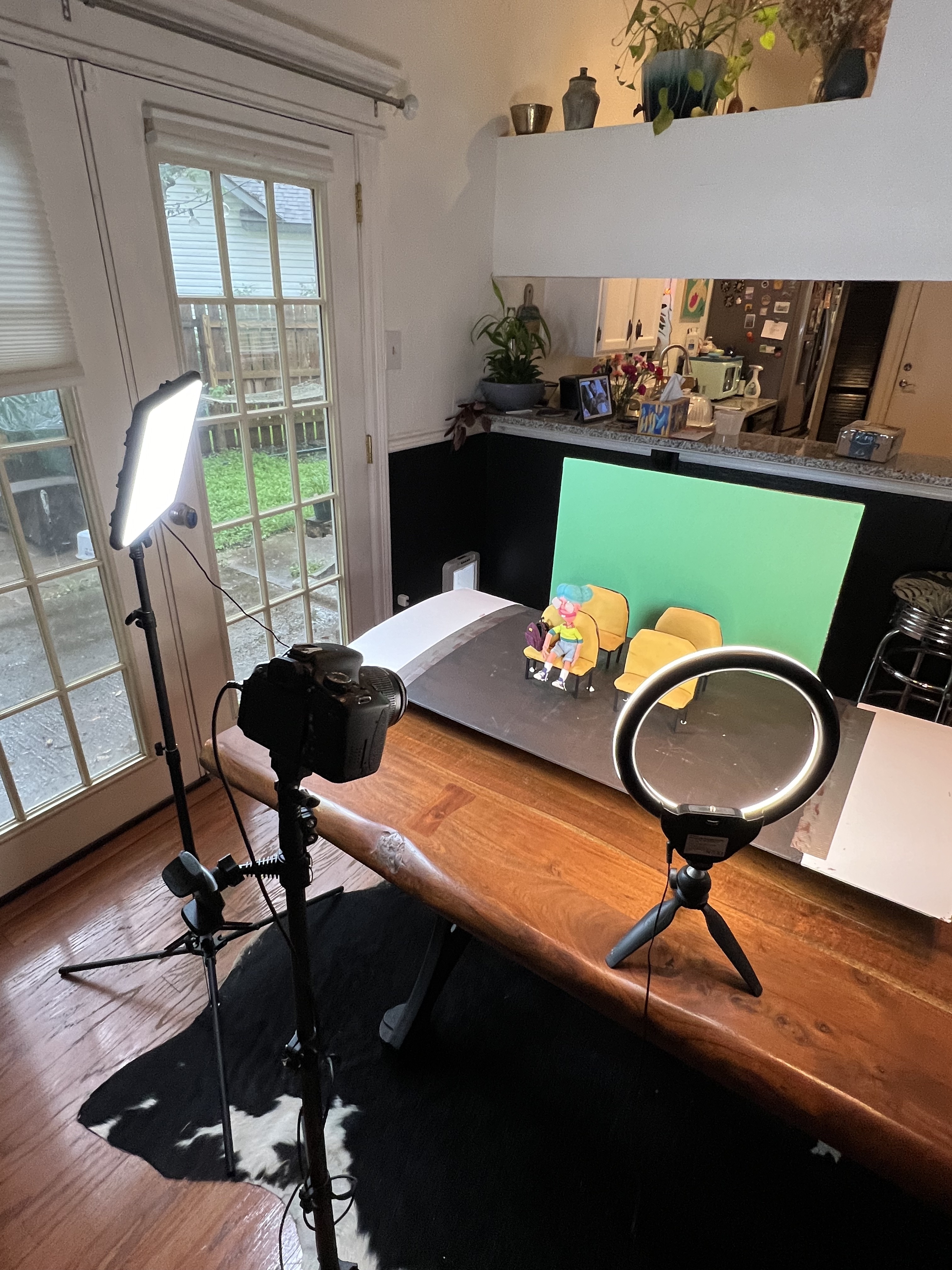 Behind-the-scenes: camp miniatures set